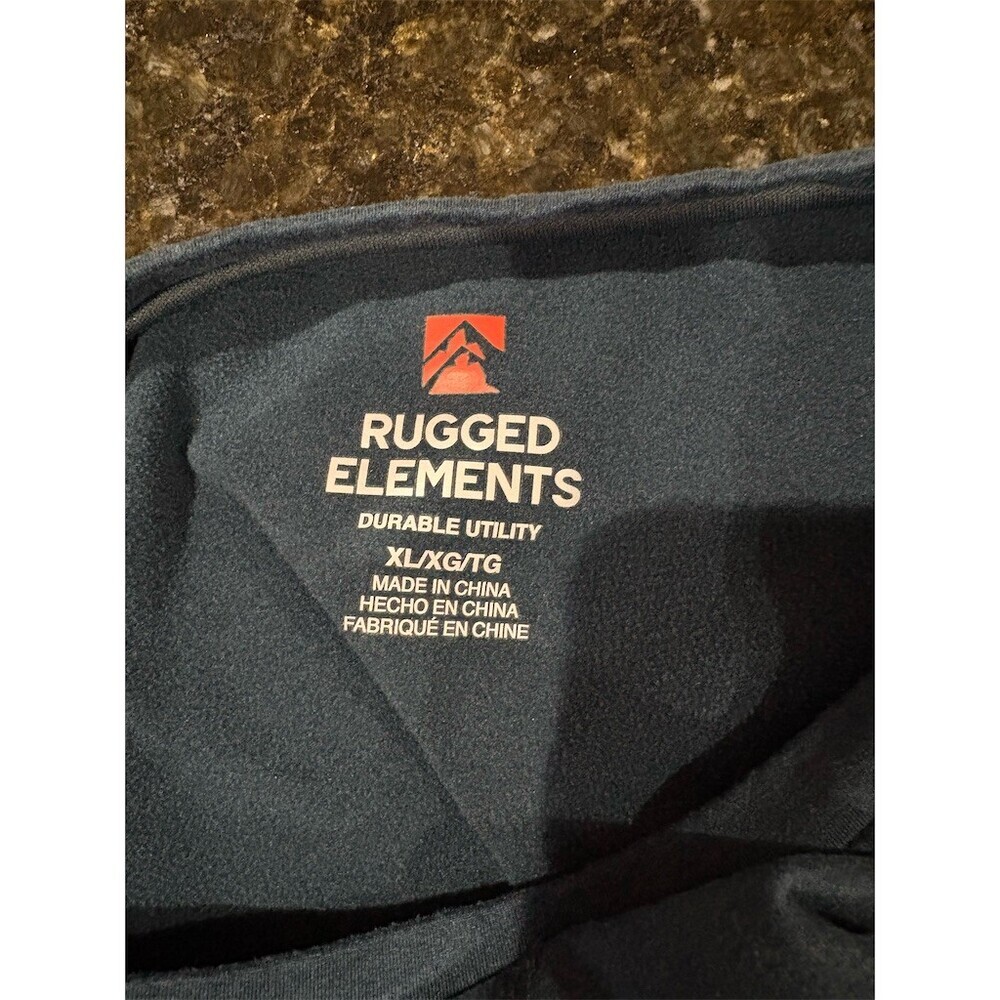 Rugged Elements Durable Utility Men's XL Long Sleeve Crew Neck T-Shirt Fisherman - Picture 5 of 10